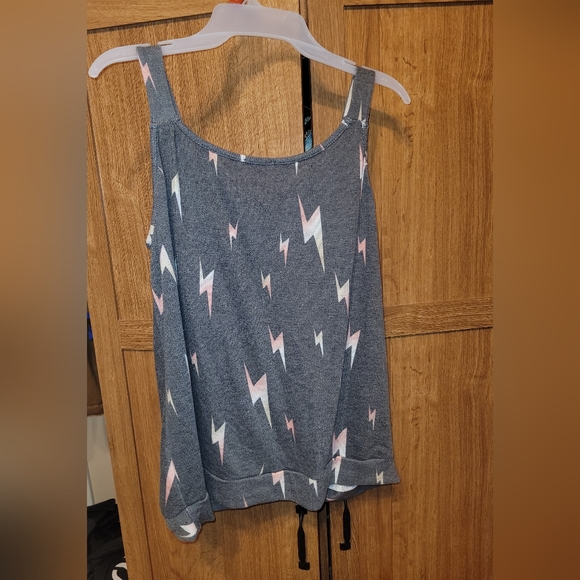 P.S Love large lightning bolt tank top - Picture 2 of 7